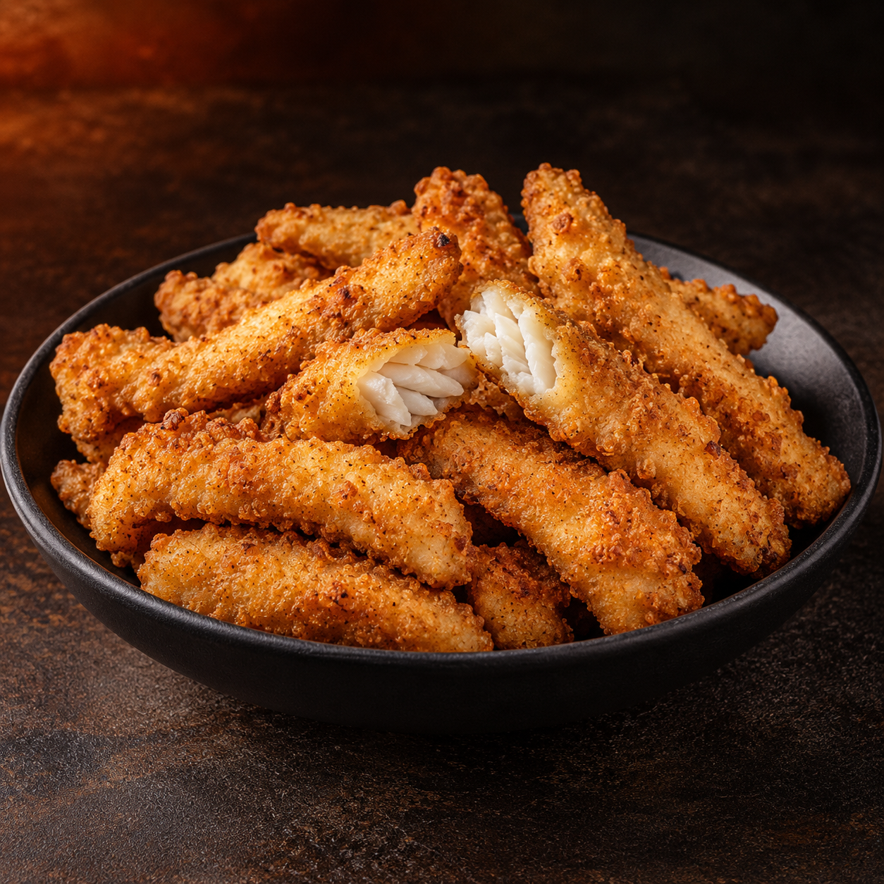 Filé de Tilápia (iscas fritas)